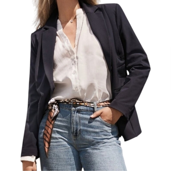 Cabi Navy Blue Keynote Blazer Womens Size 10 - Picture 12 of 12